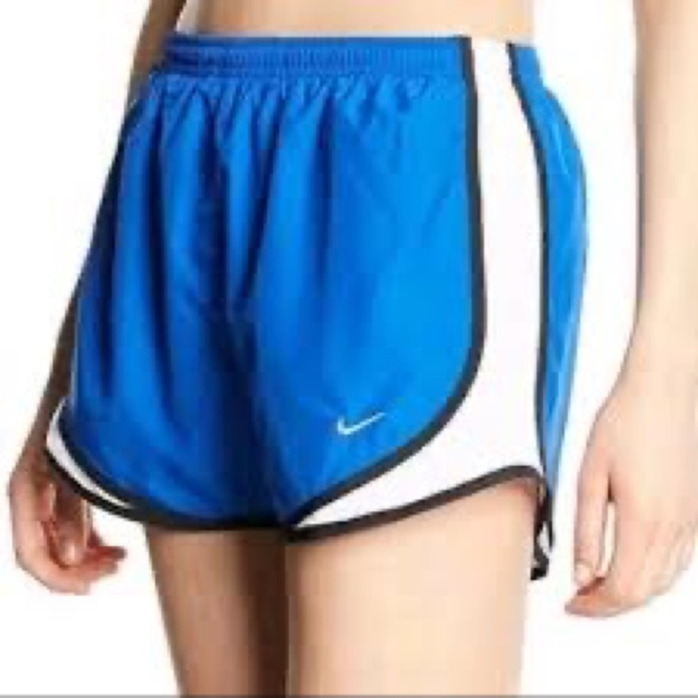 Nike Dri Fit Tempo running shorts. Size XL. Blue and black